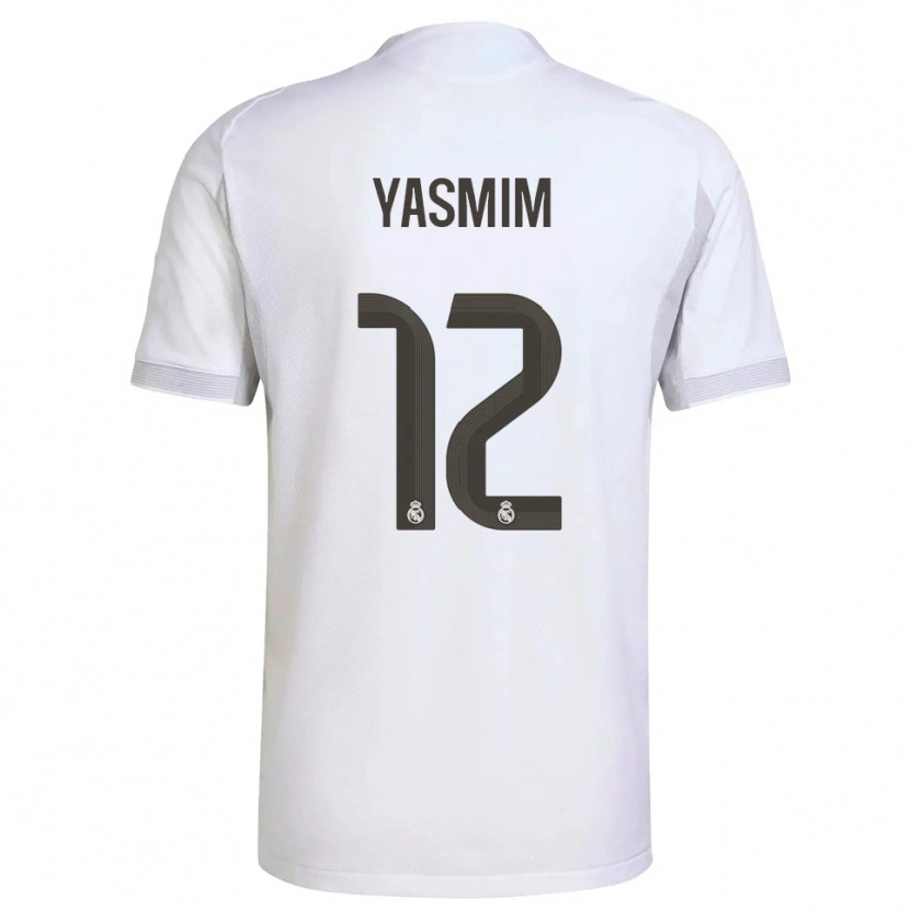 Danxen Herren Yasmim Assis Ribeiro #12 Weiß Gelb Heimtrikot Trikot 2025/26 T-Shirt Schweiz