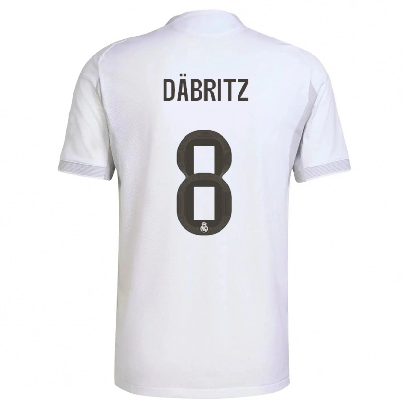 Danxen Herren Sara Däbritz #8 Weiß Gelb Heimtrikot Trikot 2025/26 T-Shirt Schweiz