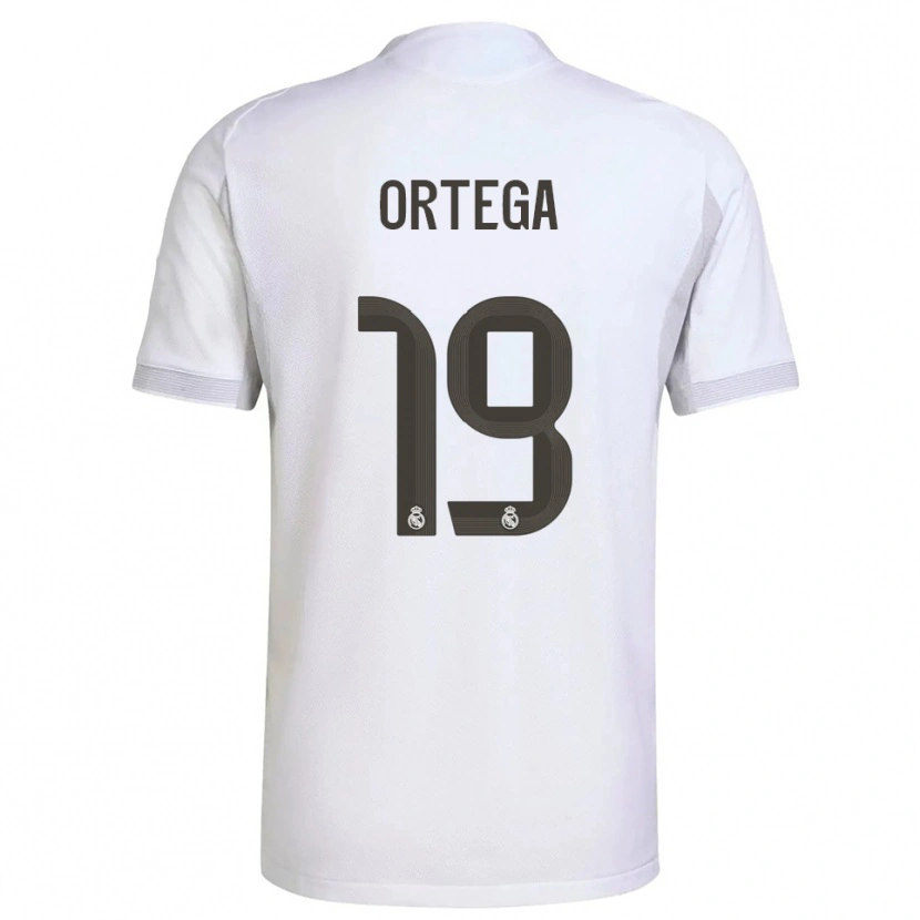 Danxen Herren Jacobo Ortega #19 Weiß Gelb Heimtrikot Trikot 2025/26 T-Shirt Schweiz