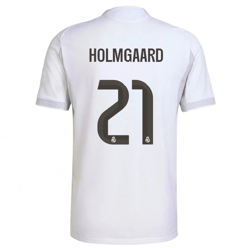 Danxen Herren Sara Rosted Holmgaard #21 Weiß Gelb Heimtrikot Trikot 2025/26 T-Shirt Schweiz