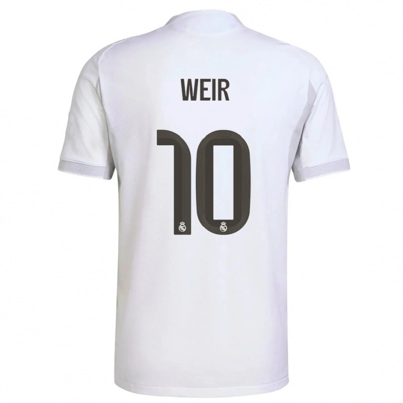 Danxen Herren Caroline Weir #10 Weiß Gelb Heimtrikot Trikot 2025/26 T-Shirt Schweiz
