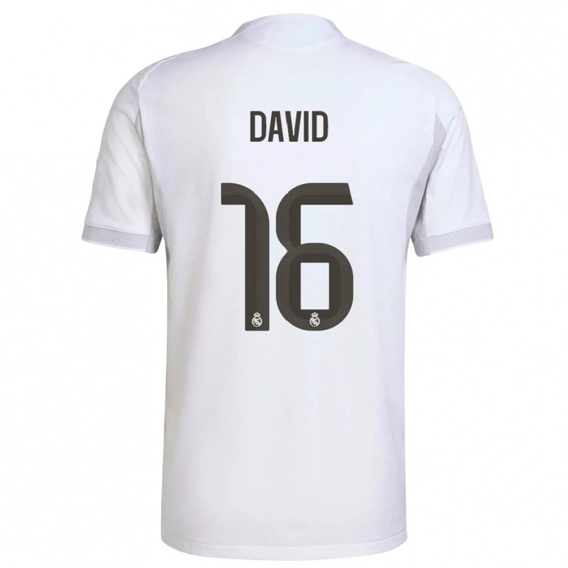 Danxen Herren Antonio David #16 Weiß Gelb Heimtrikot Trikot 2025/26 T-Shirt Schweiz