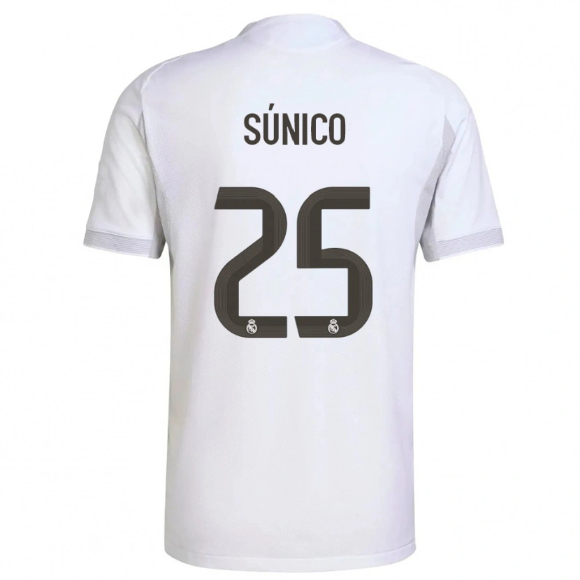 Danxen Herren Guille Súnico #25 Weiß Gelb Heimtrikot Trikot 2025/26 T-Shirt Schweiz