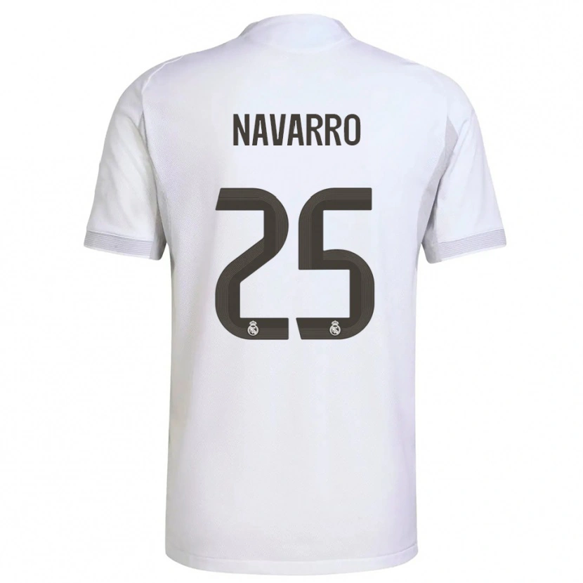 Danxen Herren Javier Navarro #25 Weiß Gelb Heimtrikot Trikot 2025/26 T-Shirt Schweiz