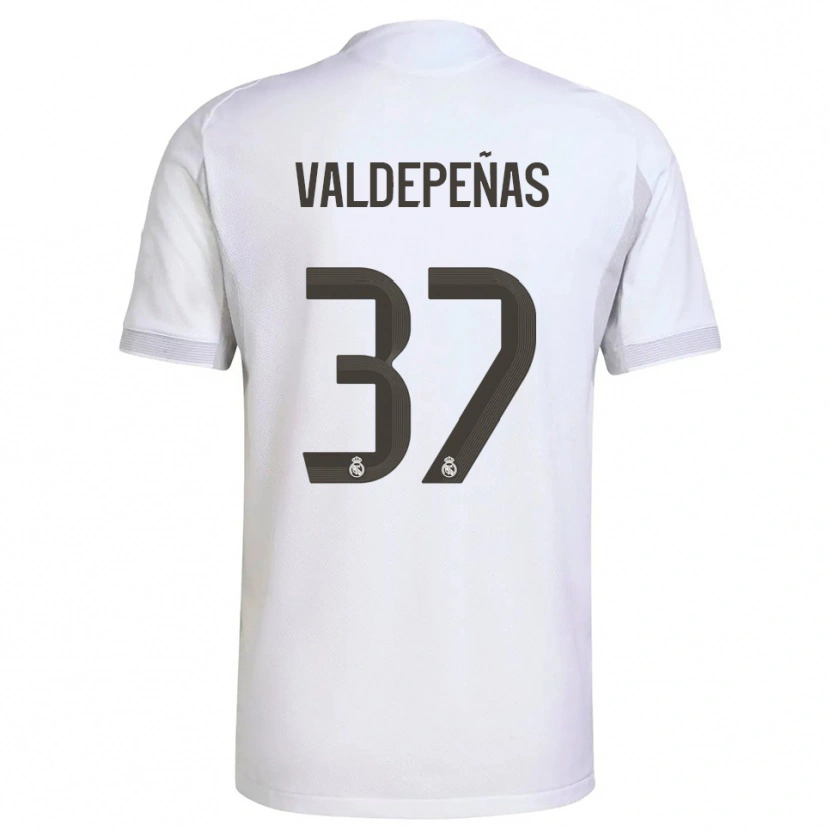 Danxen Herren Víctor Valdepeñas #37 Weiß Gelb Heimtrikot Trikot 2025/26 T-Shirt Schweiz