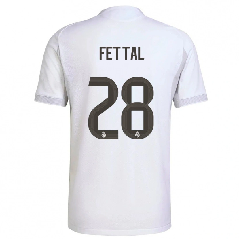 Danxen Herren Rachad Fettal #28 Weiß Gelb Heimtrikot Trikot 2025/26 T-Shirt Schweiz