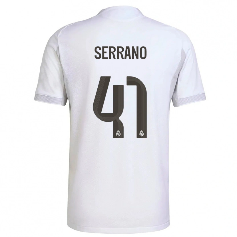Danxen Herren Manu Serrano #41 Weiß Gelb Heimtrikot Trikot 2025/26 T-Shirt Schweiz