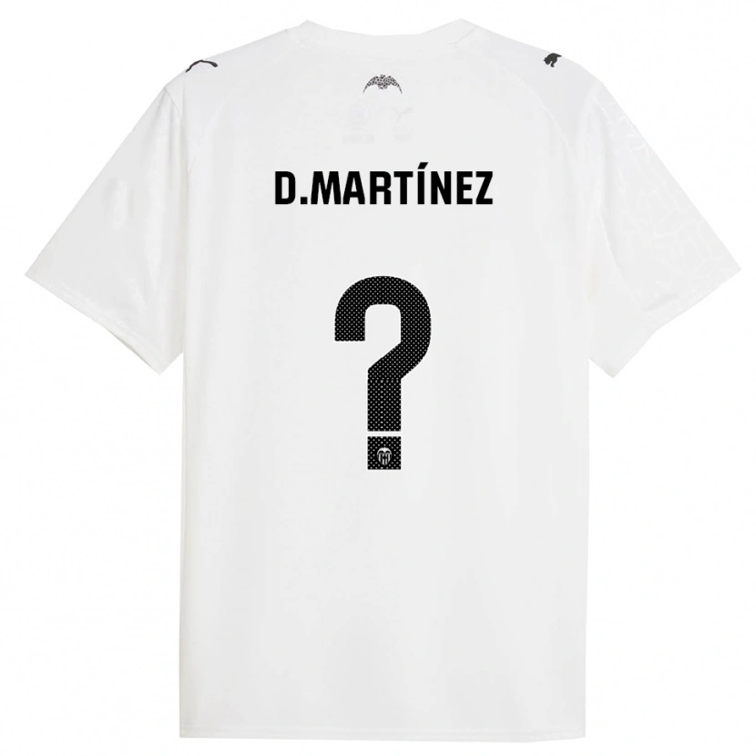 Danxen Herren David Martínez #0 Weiß Schwarz Heimtrikot Trikot 2025/26 T-Shirt Schweiz