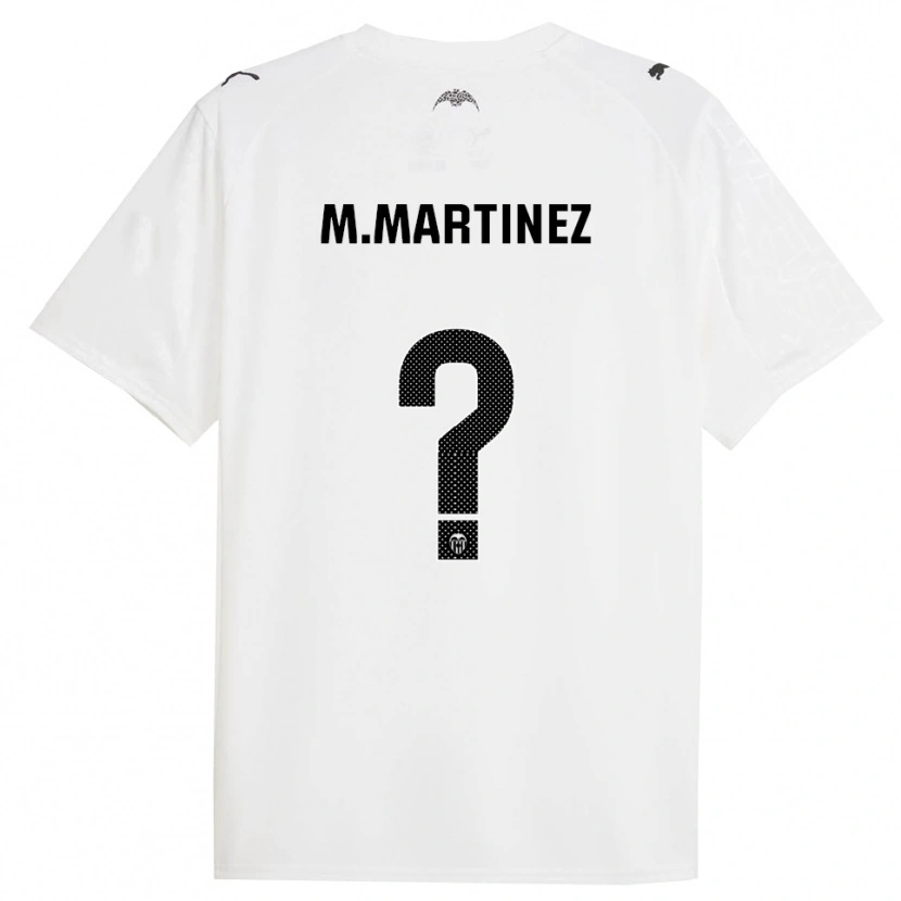 Danxen Herren Marc Martinez #0 Weiß Schwarz Heimtrikot Trikot 2025/26 T-Shirt Schweiz