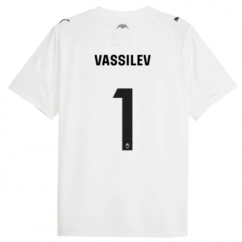 Danxen Herren David Vassilev #1 Weiß Schwarz Heimtrikot Trikot 2025/26 T-Shirt Schweiz