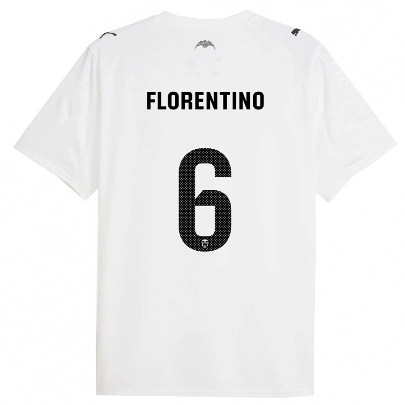 Danxen Herren Claudia Florentino #6 Weiß Schwarz Heimtrikot Trikot 2025/26 T-Shirt Schweiz