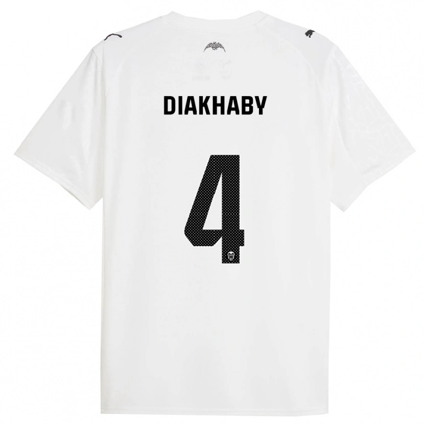 Danxen Herren Mouctar Diakhaby #4 Weiß Schwarz Heimtrikot Trikot 2025/26 T-Shirt Schweiz