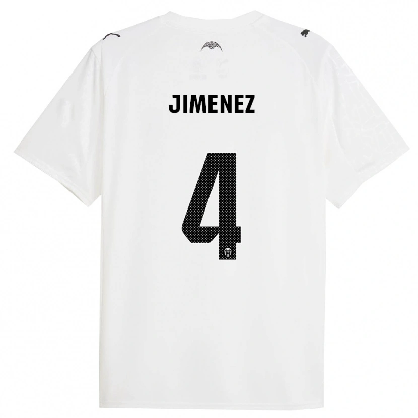 Danxen Herren Maria Jimenez #4 Weiß Schwarz Heimtrikot Trikot 2025/26 T-Shirt Schweiz