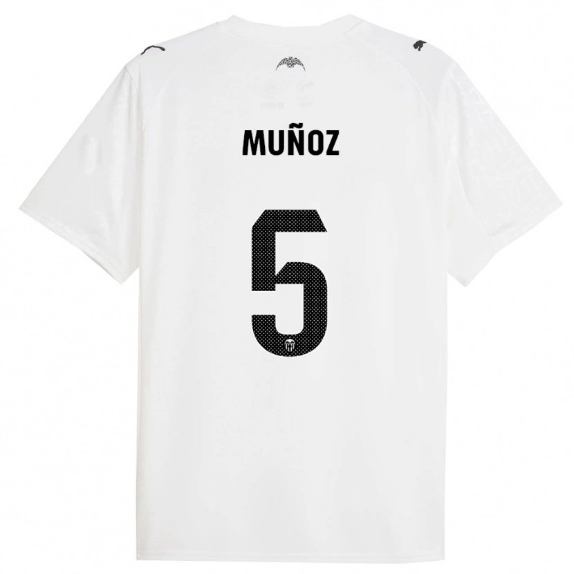 Danxen Herren Iván Muñoz #5 Weiß Schwarz Heimtrikot Trikot 2025/26 T-Shirt Schweiz