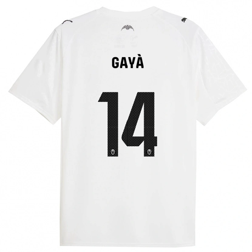 Danxen Herren José Gayà #14 Weiß Schwarz Heimtrikot Trikot 2025/26 T-Shirt Schweiz