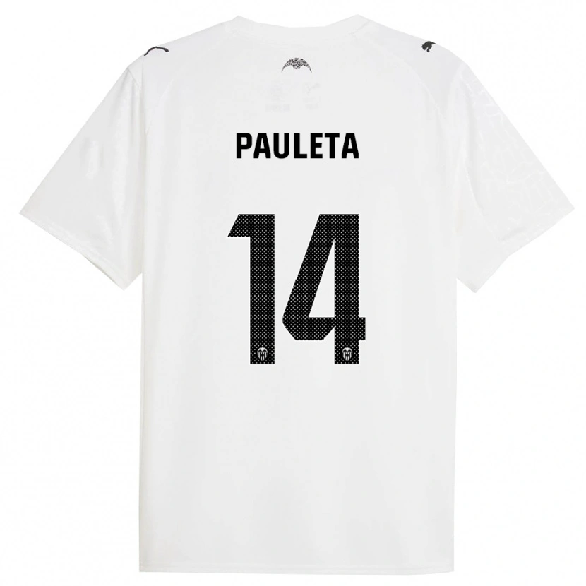 Danxen Herren Paula Sancho González #14 Weiß Schwarz Heimtrikot Trikot 2025/26 T-Shirt Schweiz