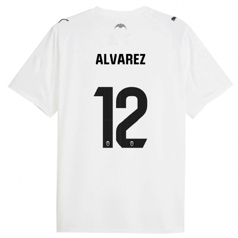 Danxen Herren Sofia Alvarez #12 Weiß Schwarz Heimtrikot Trikot 2025/26 T-Shirt Schweiz