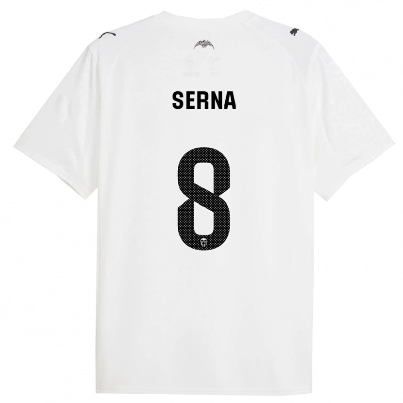 Danxen Herren Liced Serna #8 Weiß Schwarz Heimtrikot Trikot 2025/26 T-Shirt Schweiz