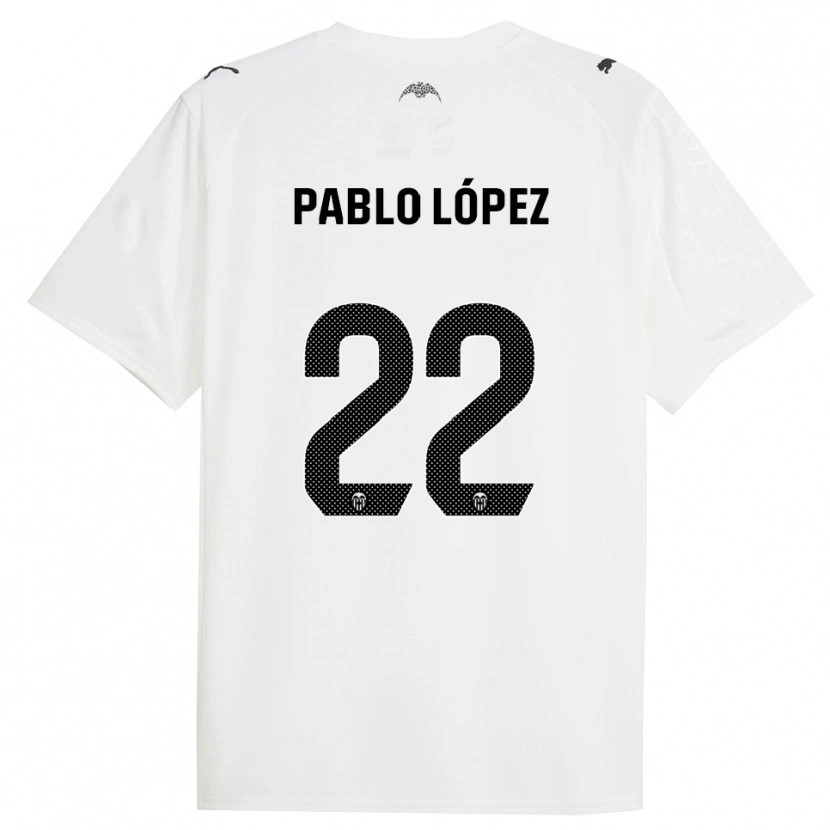 Danxen Herren Pablo López #22 Weiß Schwarz Heimtrikot Trikot 2025/26 T-Shirt Schweiz