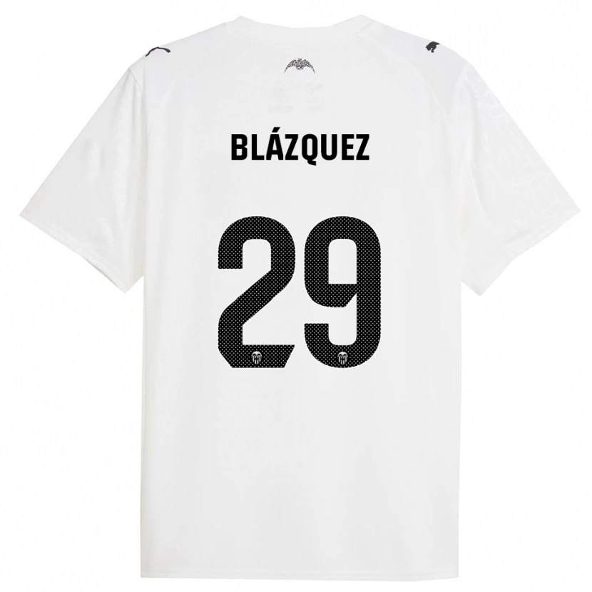 Danxen Herren Aimar Blázquez #29 Weiß Schwarz Heimtrikot Trikot 2025/26 T-Shirt Schweiz