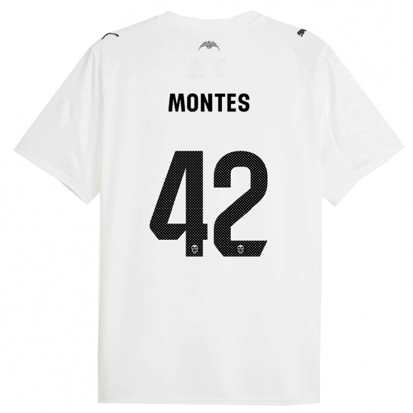 Danxen Herren Jan Montes #42 Weiß Schwarz Heimtrikot Trikot 2025/26 T-Shirt Schweiz