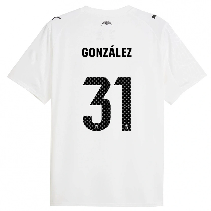 Danxen Herren Mario González #31 Weiß Schwarz Heimtrikot Trikot 2025/26 T-Shirt Schweiz