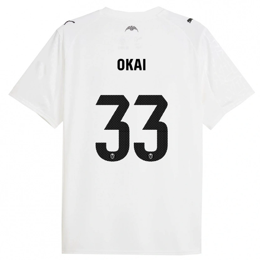 Danxen Herren Leslie Okai #33 Weiß Schwarz Heimtrikot Trikot 2025/26 T-Shirt Schweiz