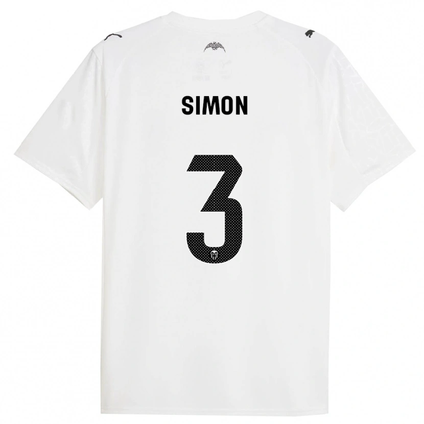 Danxen Herren Bénédicte Simon #3 Weiß Schwarz Heimtrikot Trikot 2025/26 T-Shirt Schweiz