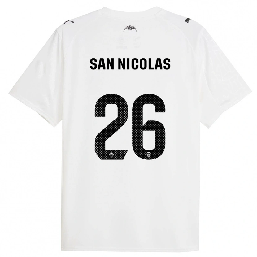 Danxen Herren Olga San Nicolas #26 Weiß Schwarz Heimtrikot Trikot 2025/26 T-Shirt Schweiz