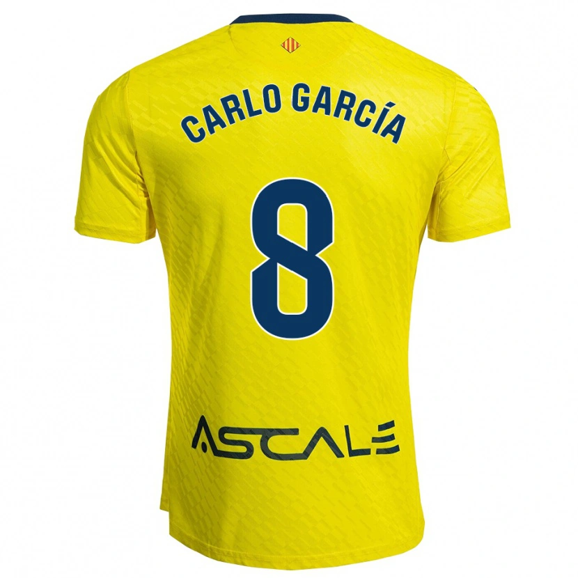 Danxen Herren Carlo García #8 Gelb Marine Heimtrikot Trikot 2025/26 T-Shirt Schweiz