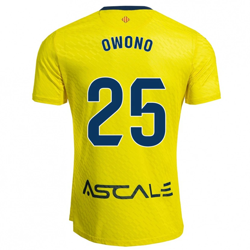 Danxen Herren Roberto Owono #25 Gelb Marine Heimtrikot Trikot 2025/26 T-Shirt Schweiz