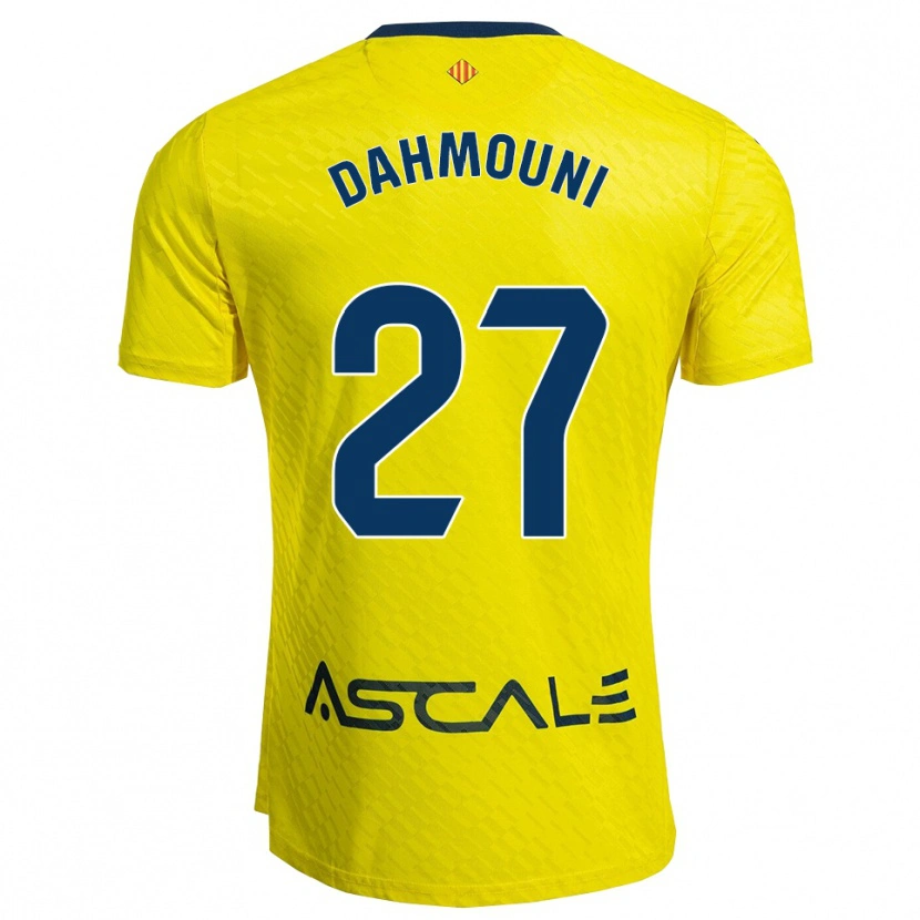 Danxen Herren Moha Dahmouni #27 Gelb Marine Heimtrikot Trikot 2025/26 T-Shirt Schweiz