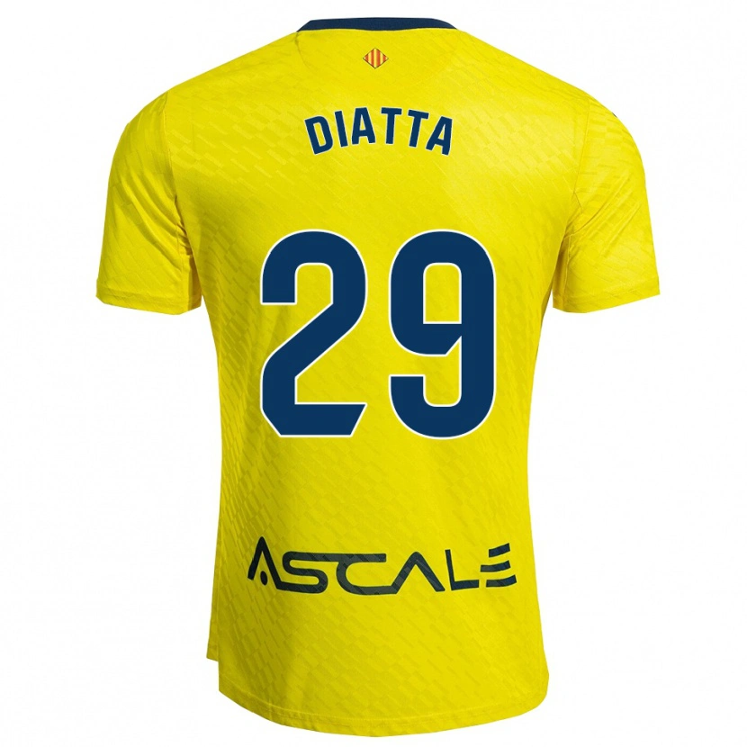 Danxen Herren Alassane Diatta #29 Gelb Marine Heimtrikot Trikot 2025/26 T-Shirt Schweiz