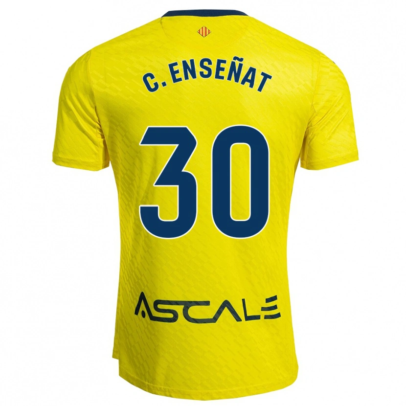 Danxen Herren Claudia Enseñat Galindo #30 Gelb Marine Heimtrikot Trikot 2025/26 T-Shirt Schweiz