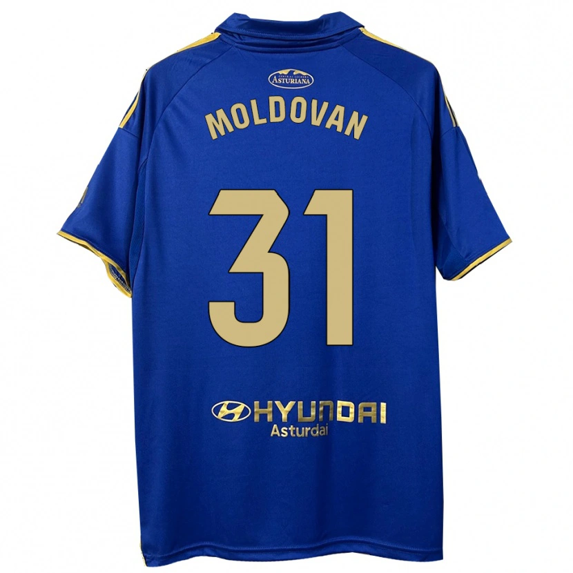 Danxen Herren Horațiu Moldovan #31 Blau Gold Heimtrikot Trikot 2025/26 T-Shirt Schweiz