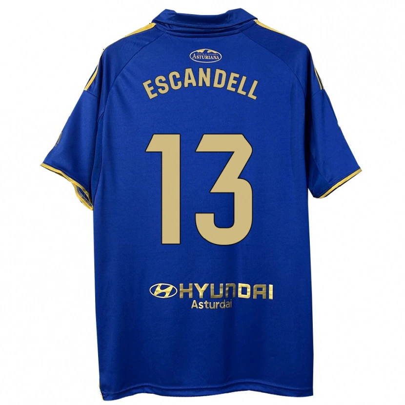 Danxen Herren Aarón Escandell #13 Blau Gold Heimtrikot Trikot 2025/26 T-Shirt Schweiz