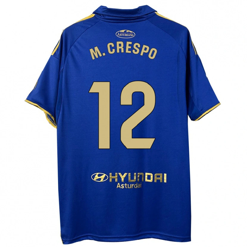 Danxen Herren Marina Crespo Iglesias #12 Blau Gold Heimtrikot Trikot 2025/26 T-Shirt Schweiz