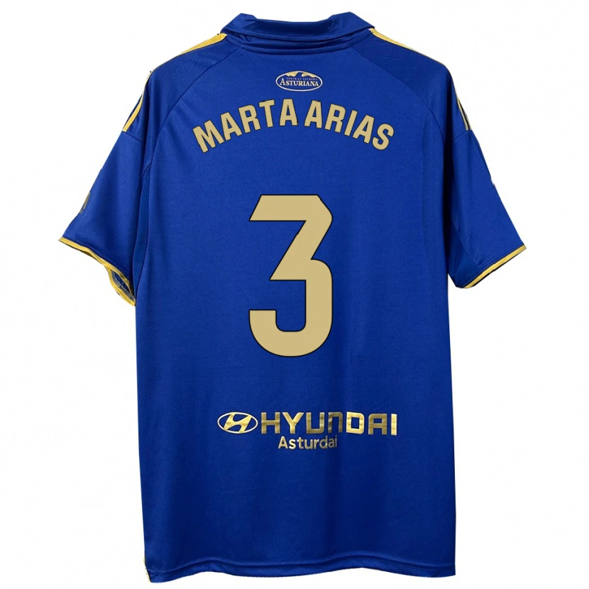 Danxen Herren Marta Arias #3 Blau Gold Heimtrikot Trikot 2025/26 T-Shirt Schweiz