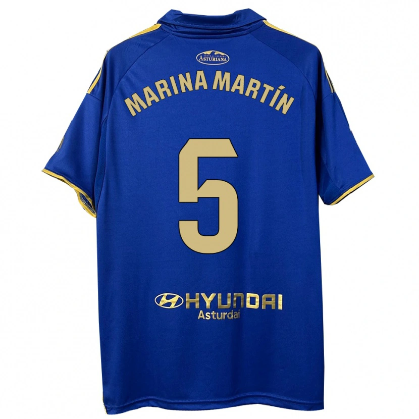 Danxen Herren Marina Martín #5 Blau Gold Heimtrikot Trikot 2025/26 T-Shirt Schweiz