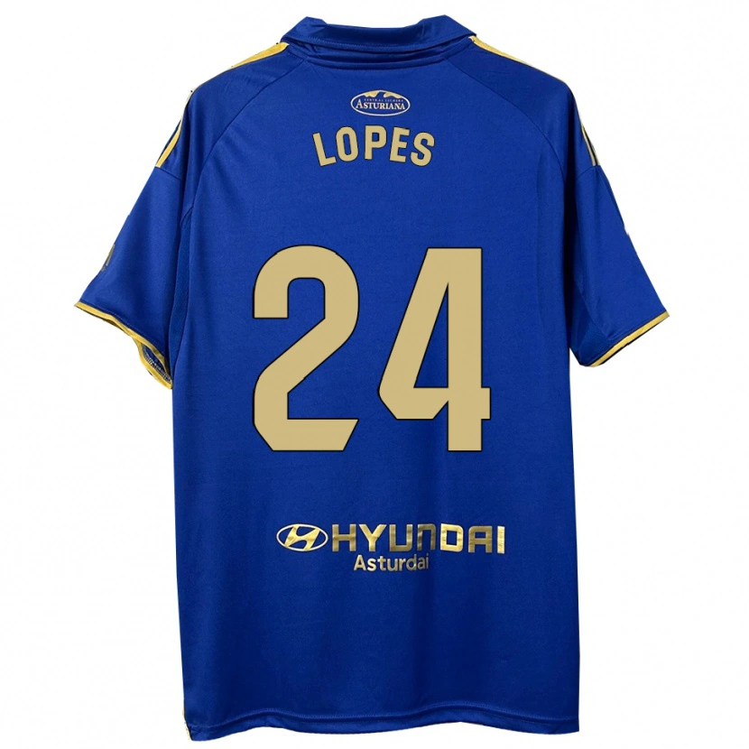 Danxen Herren Marcos Lopes #24 Blau Gold Heimtrikot Trikot 2025/26 T-Shirt Schweiz