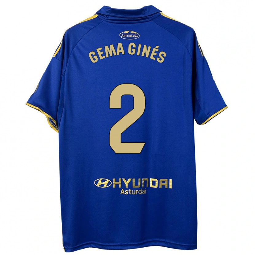 Danxen Herren Gema Ginés #2 Blau Gold Heimtrikot Trikot 2025/26 T-Shirt Schweiz