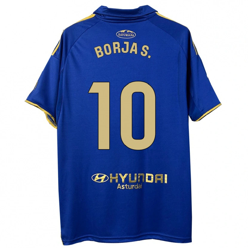Danxen Herren Borja Sánchez #10 Blau Gold Heimtrikot Trikot 2025/26 T-Shirt Schweiz