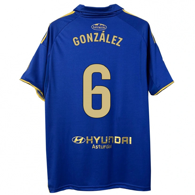 Danxen Herren Yayo González #6 Blau Gold Heimtrikot Trikot 2025/26 T-Shirt Schweiz