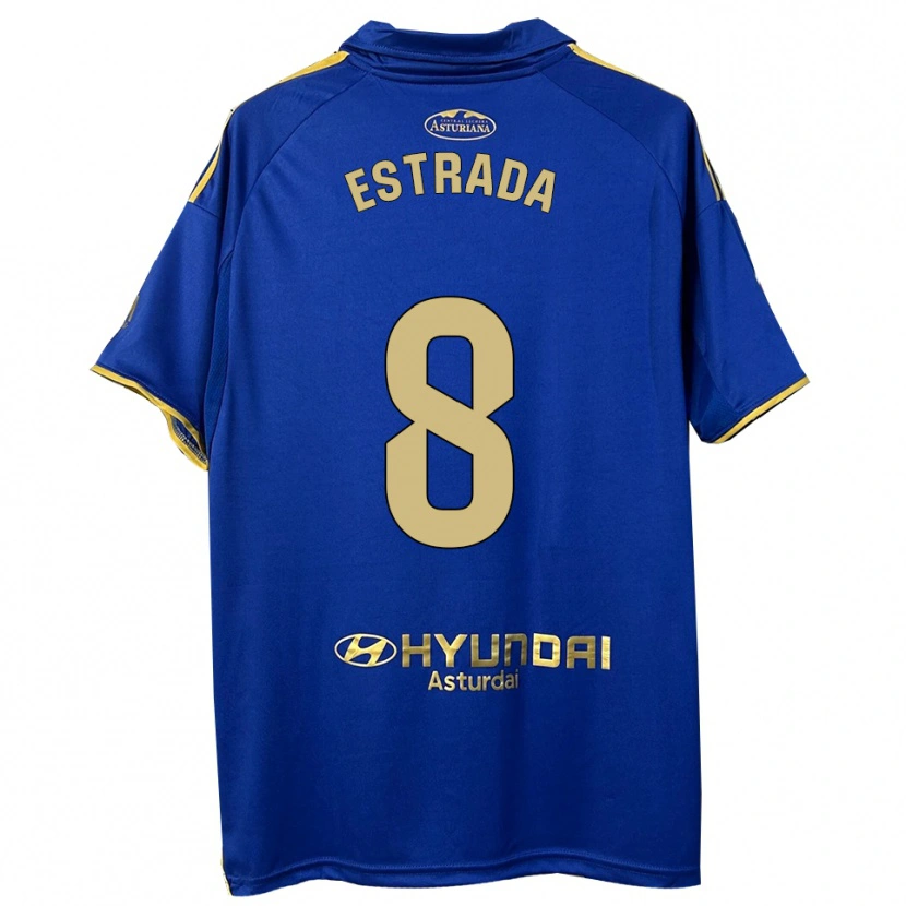 Danxen Herren Nacho Estrada #8 Blau Gold Heimtrikot Trikot 2025/26 T-Shirt Schweiz