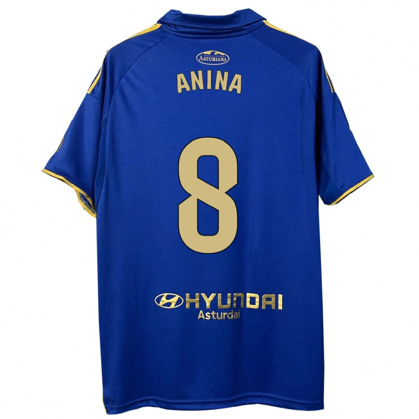 Danxen Herren Ana Menéndez García #8 Blau Gold Heimtrikot Trikot 2025/26 T-Shirt Schweiz