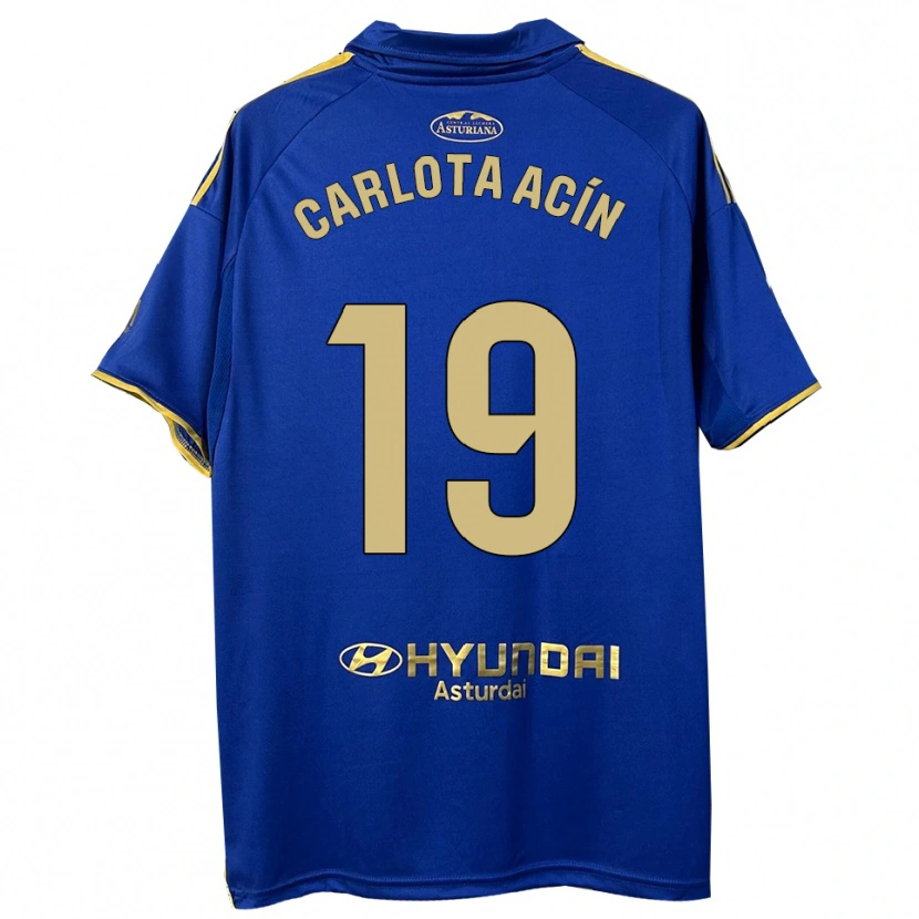 Danxen Herren Carlota Acin Casajus #19 Blau Gold Heimtrikot Trikot 2025/26 T-Shirt Schweiz