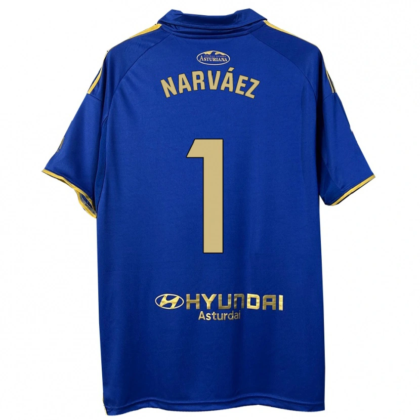 Danxen Herren Miguel Narváez #1 Blau Gold Heimtrikot Trikot 2025/26 T-Shirt Schweiz
