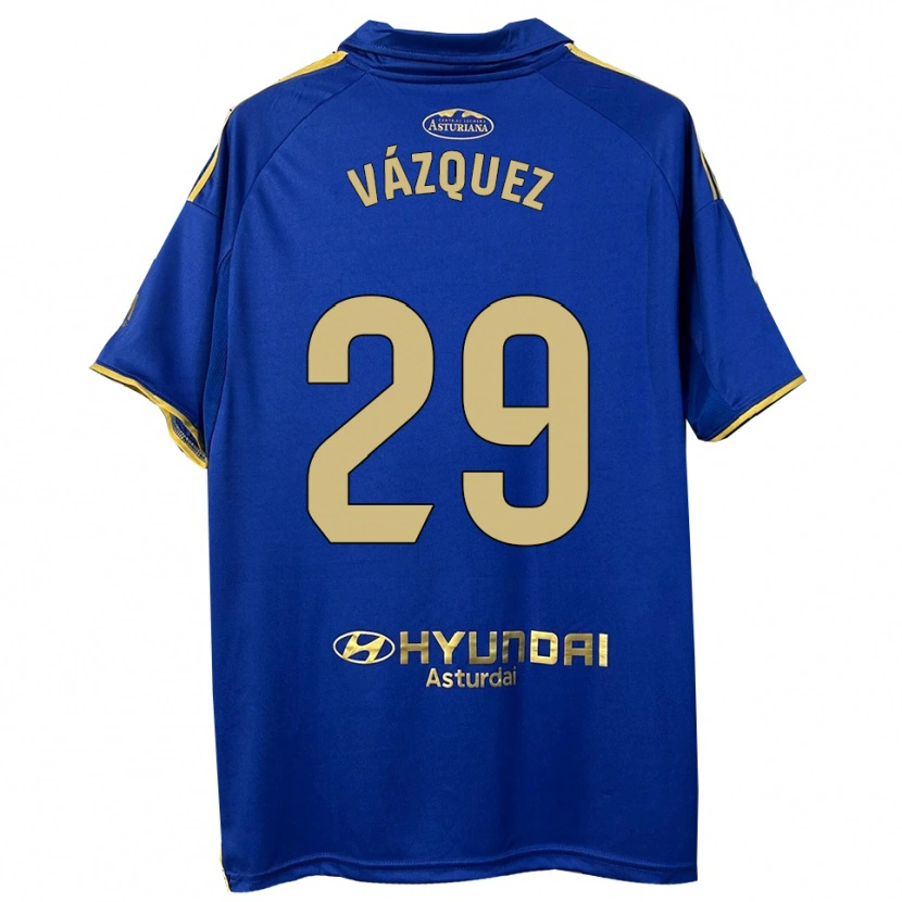 Danxen Herren Jaime Vázquez #29 Blau Gold Heimtrikot Trikot 2025/26 T-Shirt Schweiz