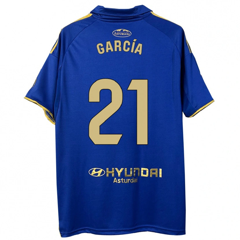 Danxen Herren Pelayo García #21 Blau Gold Heimtrikot Trikot 2025/26 T-Shirt Schweiz