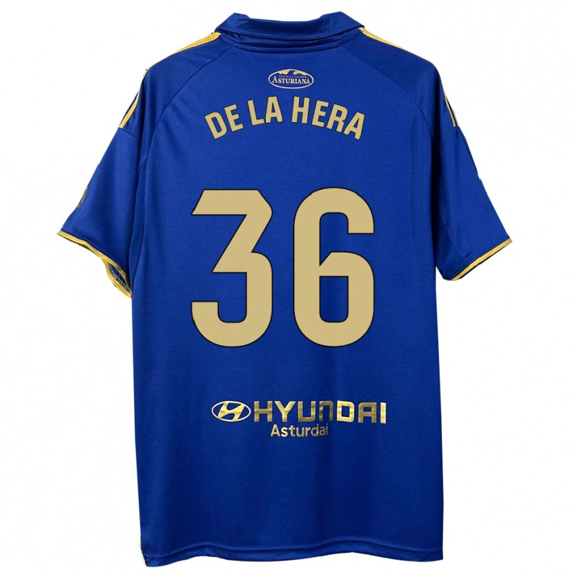 Danxen Herren Óscar De La Hera #36 Blau Gold Heimtrikot Trikot 2025/26 T-Shirt Schweiz